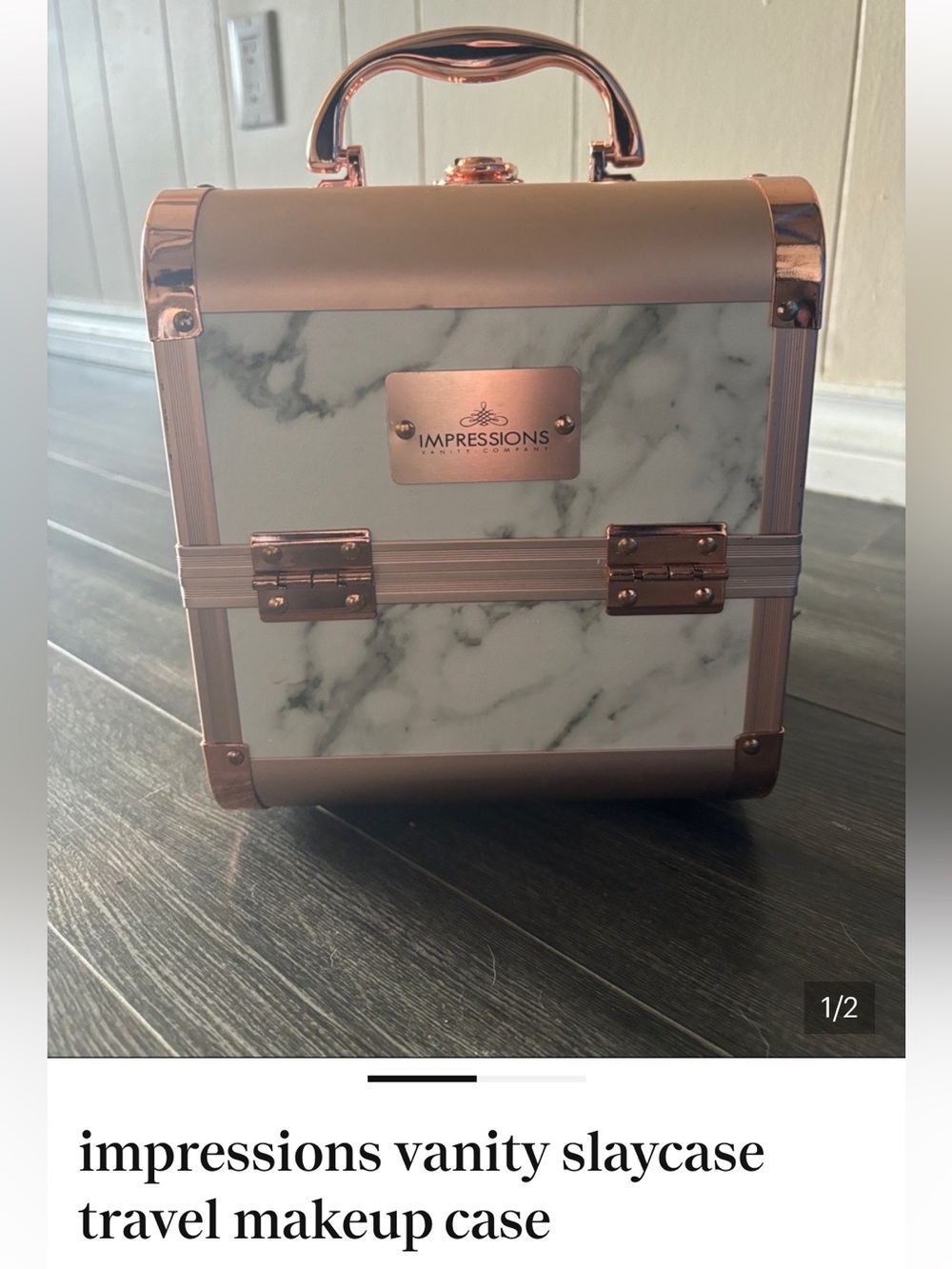 Impressions vanity makeup case